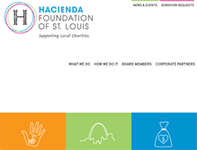 Tablet Screenshot of haciendafoundationstl.org